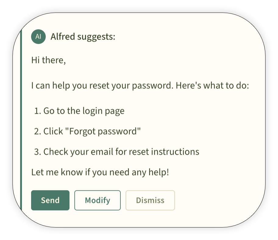 AI-Powered Reply Suggestions