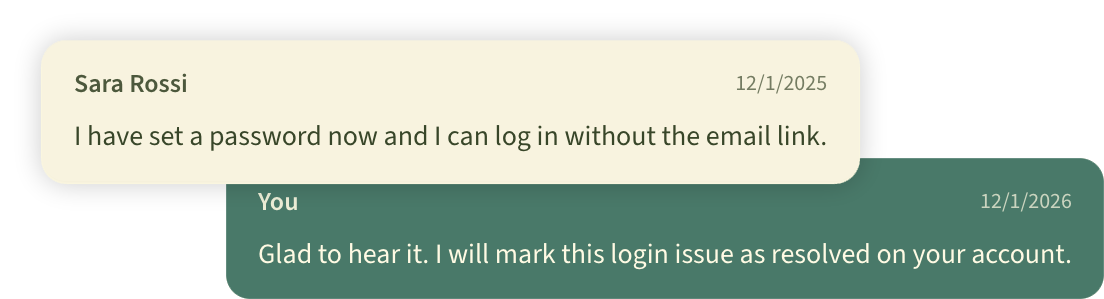 Conversation-Based Support